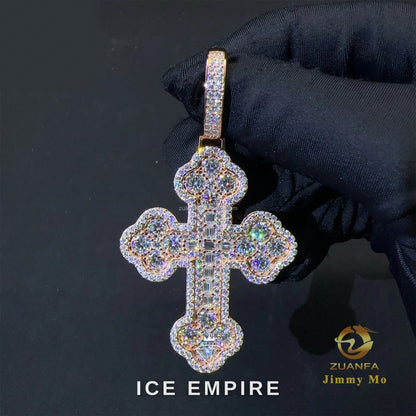 Iced Out Baguette 925 Silver Tennis Chain