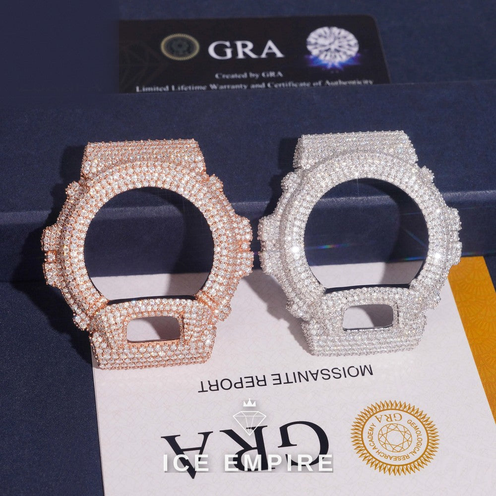 Iced Out 925 Silver Moissanite Watch