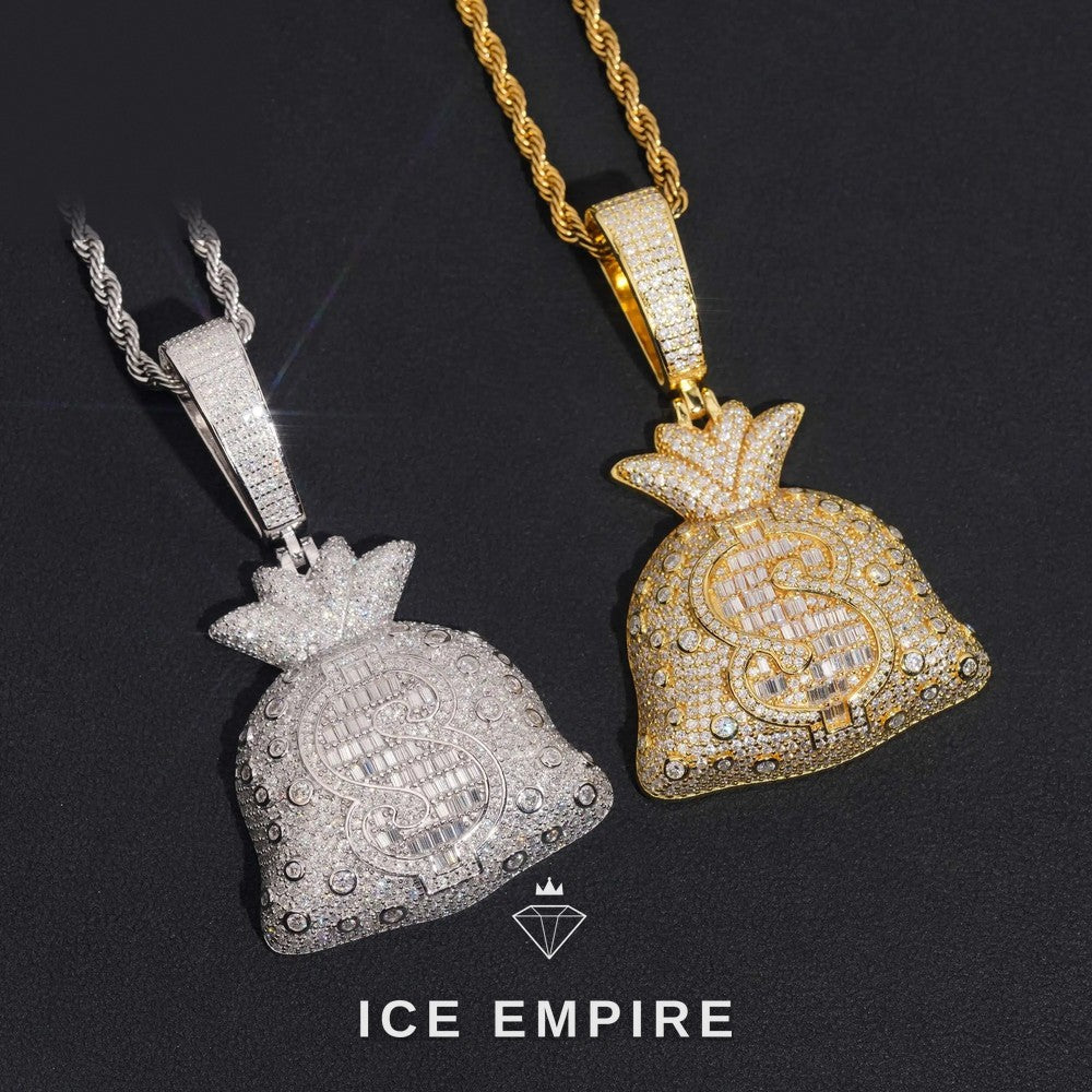 Iced Out 925 Silver Rope Chain