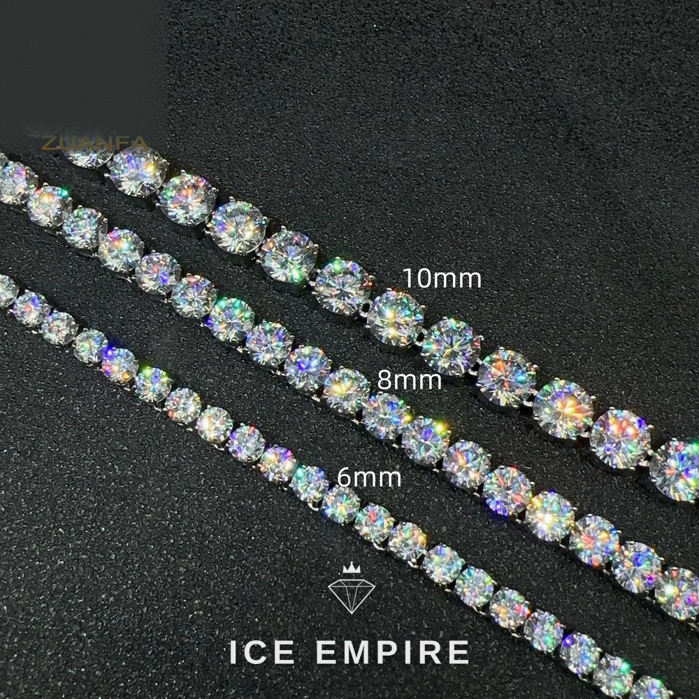 Iced Out Rose Gold Plated Cuban Chain