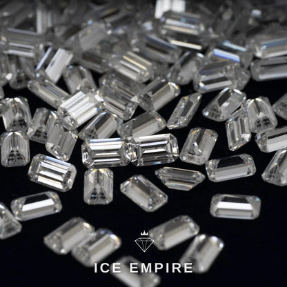 Iced Out Baguette 925 Silver Moissanite Pendant