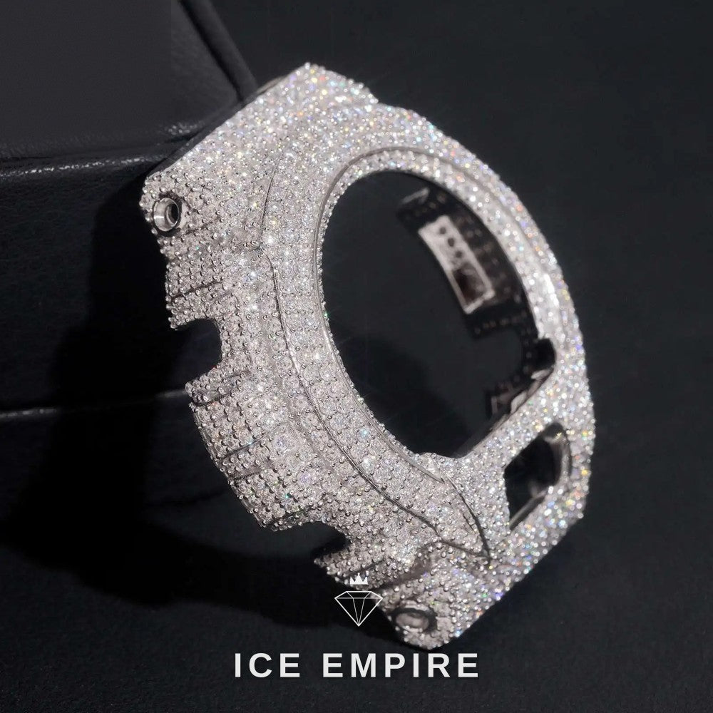 Iced Out Gold Plated Moissanite Watch