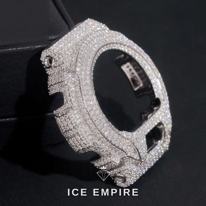 Iced Out Gold Plated Moissanite Watch