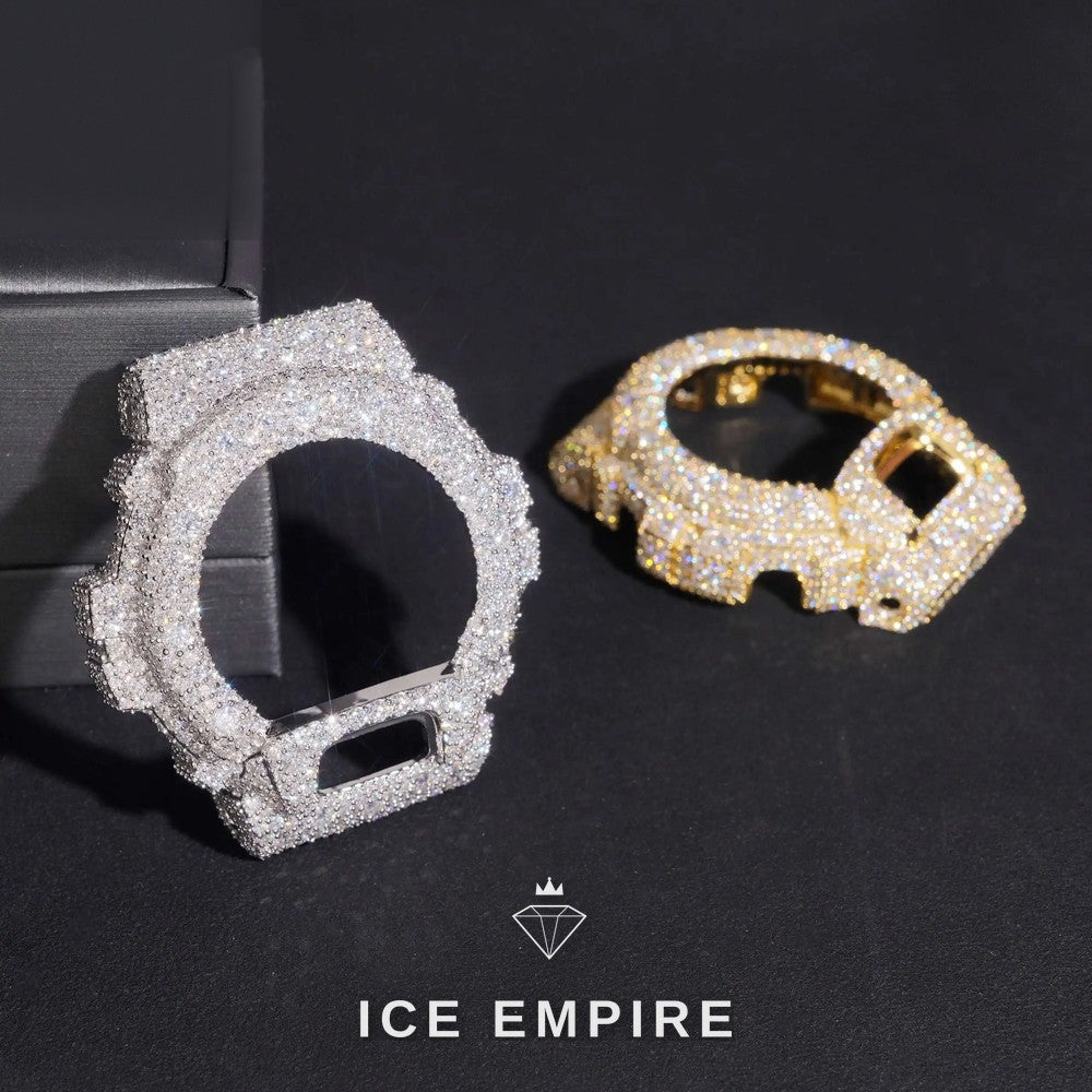 Iced Out 925 Silver Moissanite Watch