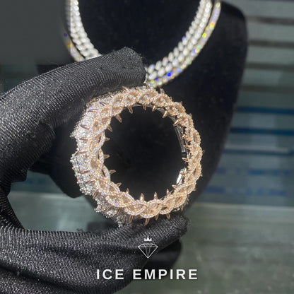 Iced Out 925 Silver Moissanite Watch