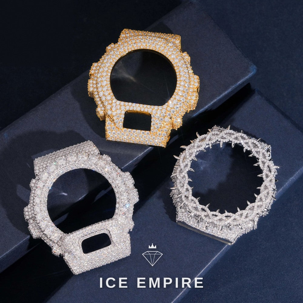 Iced Out 925 Silver Moissanite Watch