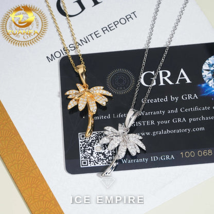Iced Out 925 Silver Pendant
