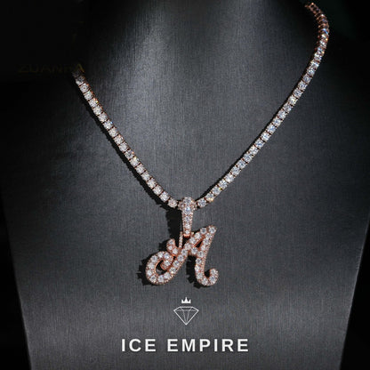 Iced Out Gold Plated Moissanite Pendant
