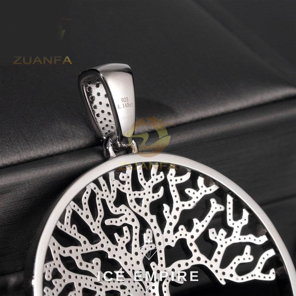 Iced Out Gold Plated Moissanite Pendant