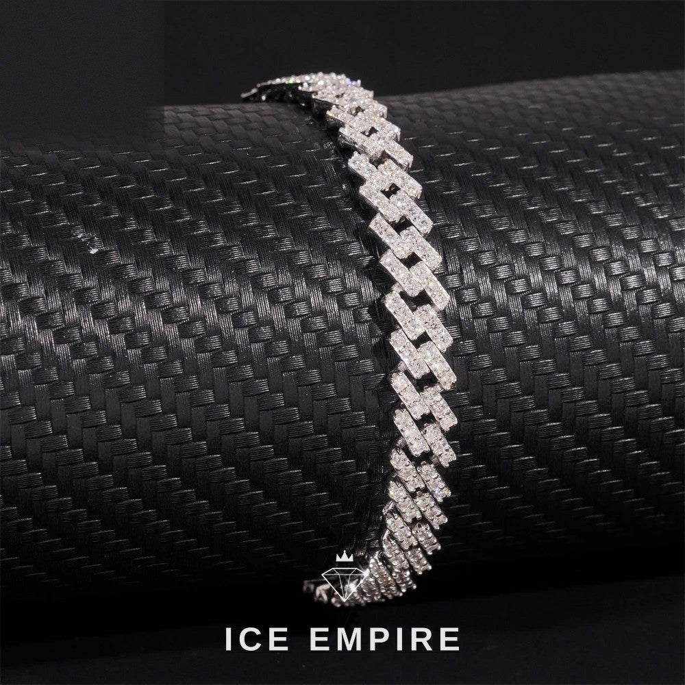 Iced Out Gold Plated Moissanite Cuban Chain