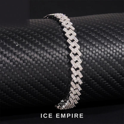 Iced Out Gold Plated Moissanite Cuban Chain