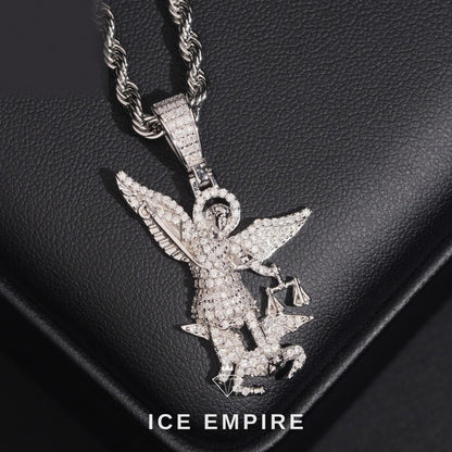 Iced Out 925 Silver Moissanite Pendant