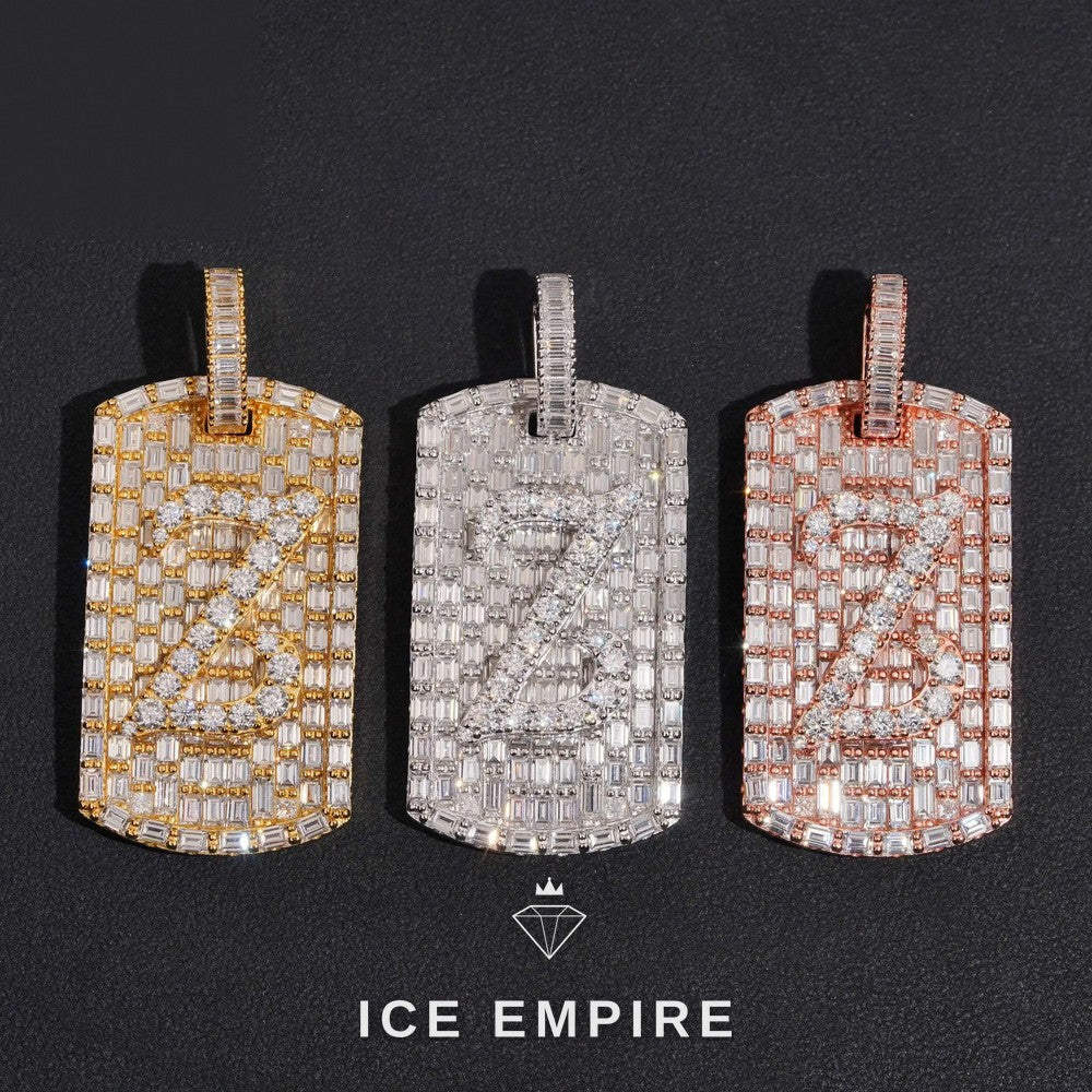 Iced Out Gold Plated Moissanite Pendant