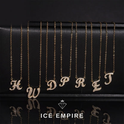 Iced Out Rose Gold Plated Moissanite Cuban Chain