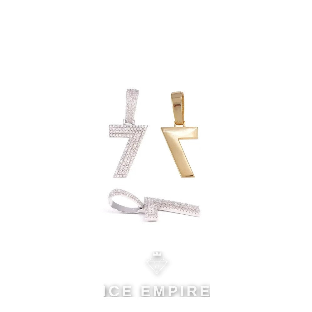 Iced Out 925 Silver Moissanite Pendant