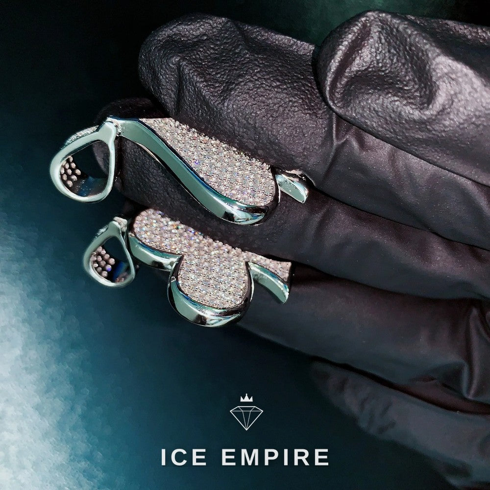 Iced Out 925 Silver Moissanite Pendant