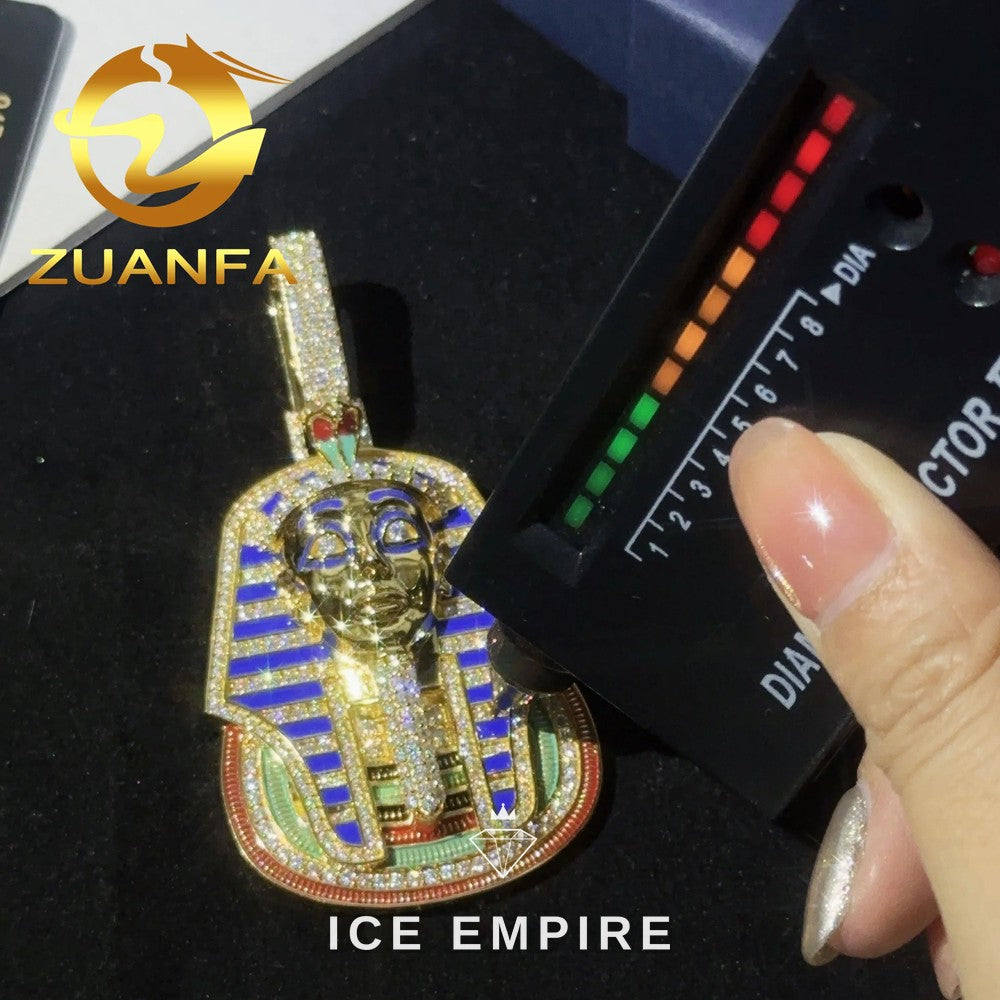 Iced Out Baguette Rose Gold Plated Cuban Chain