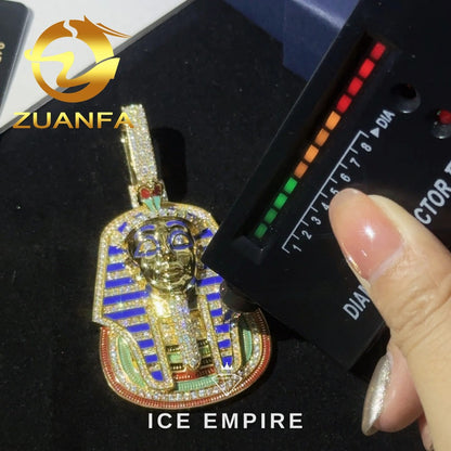 Iced Out Baguette Rose Gold Plated Cuban Chain