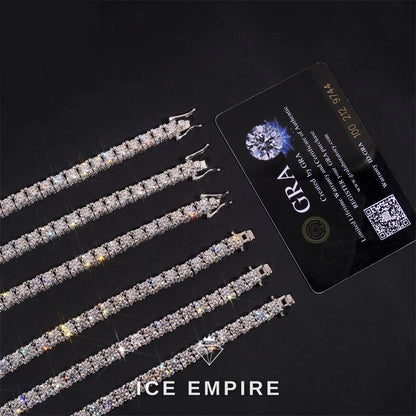 Iced Out Gold Plated Moissanite Cuban Chain