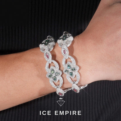 Iced Out 925 Silver Moissanite Cuban Chain