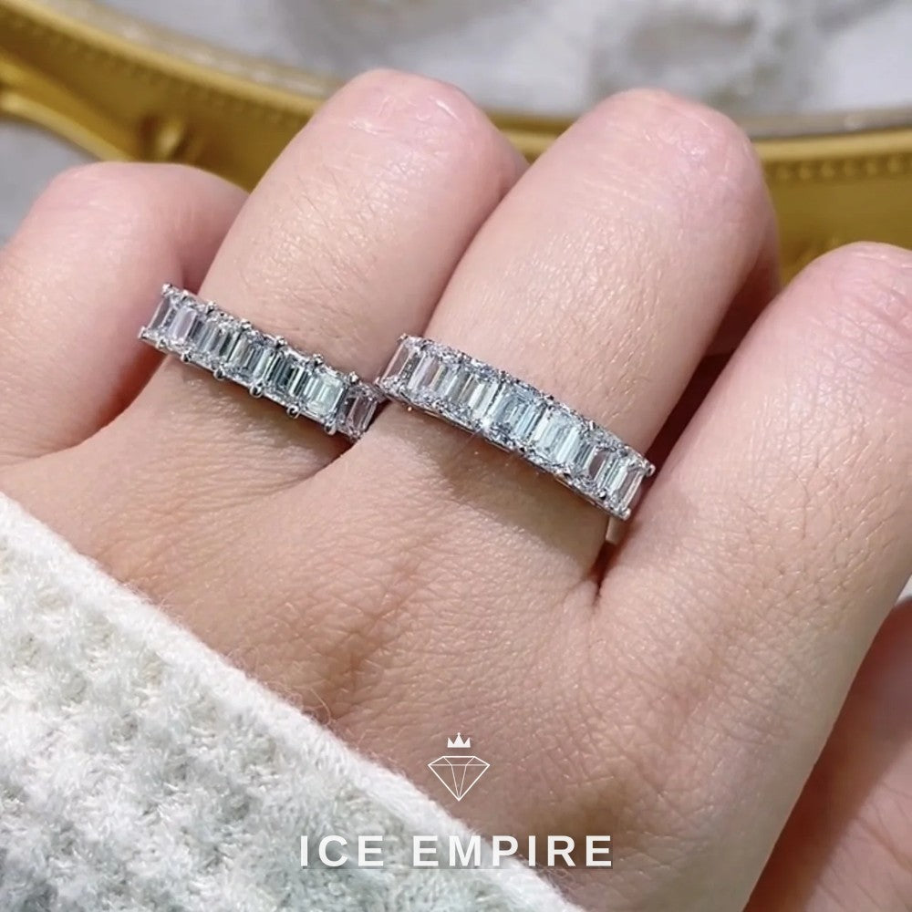 Iced Out Gold Plated Lab Grown Diamond Ring