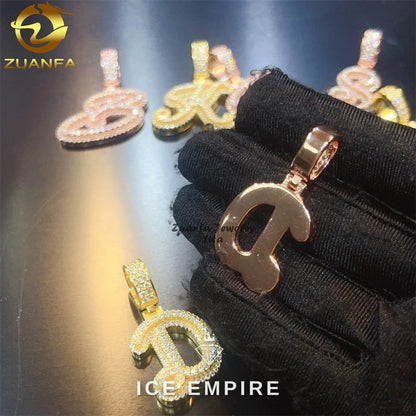 Iced Out 925 Silver Pendant