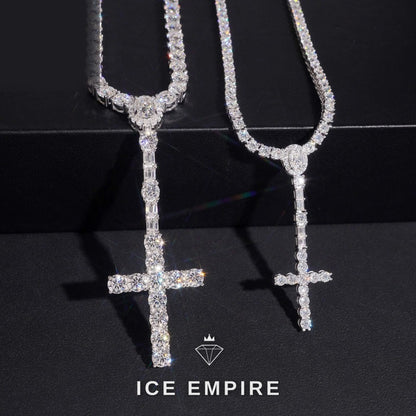 Iced Out Rose Gold Plated Moissanite Cuban Chain