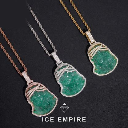 Iced Out 925 Silver Moissanite Pendant