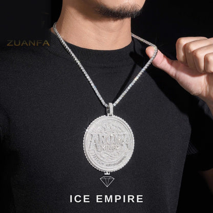 Iced Out 925 Silver Pendant