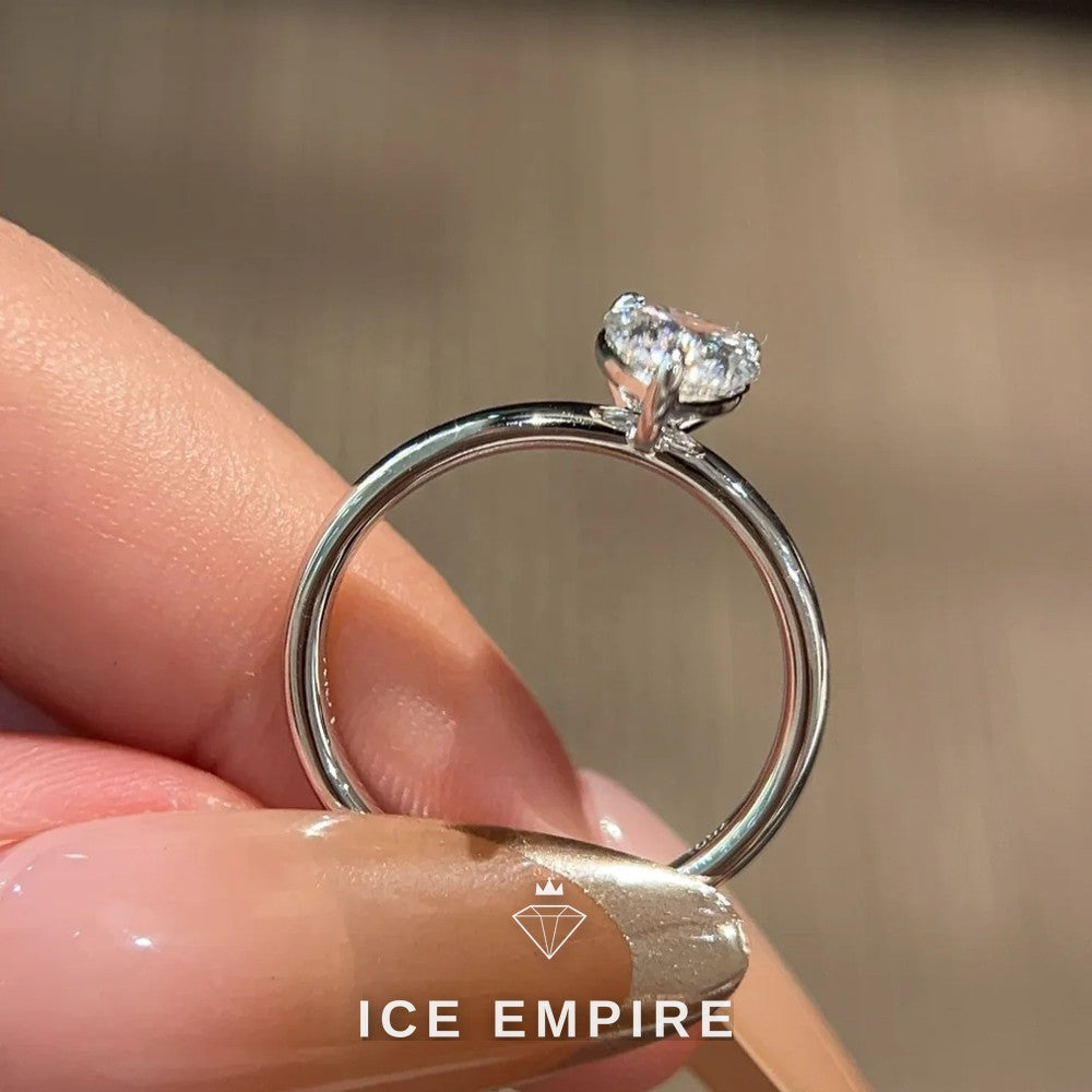 Iced Out 18K Gold Lab Grown Diamond Ring