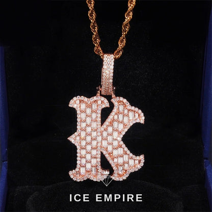 Iced Out 925 Silver Pendant