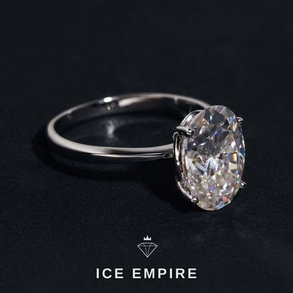 Iced Out Rose Gold Plated Moissanite Wedding Band