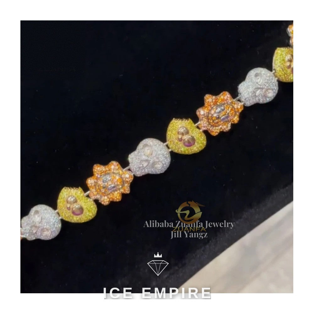 Iced Out 925 Silver Pendant