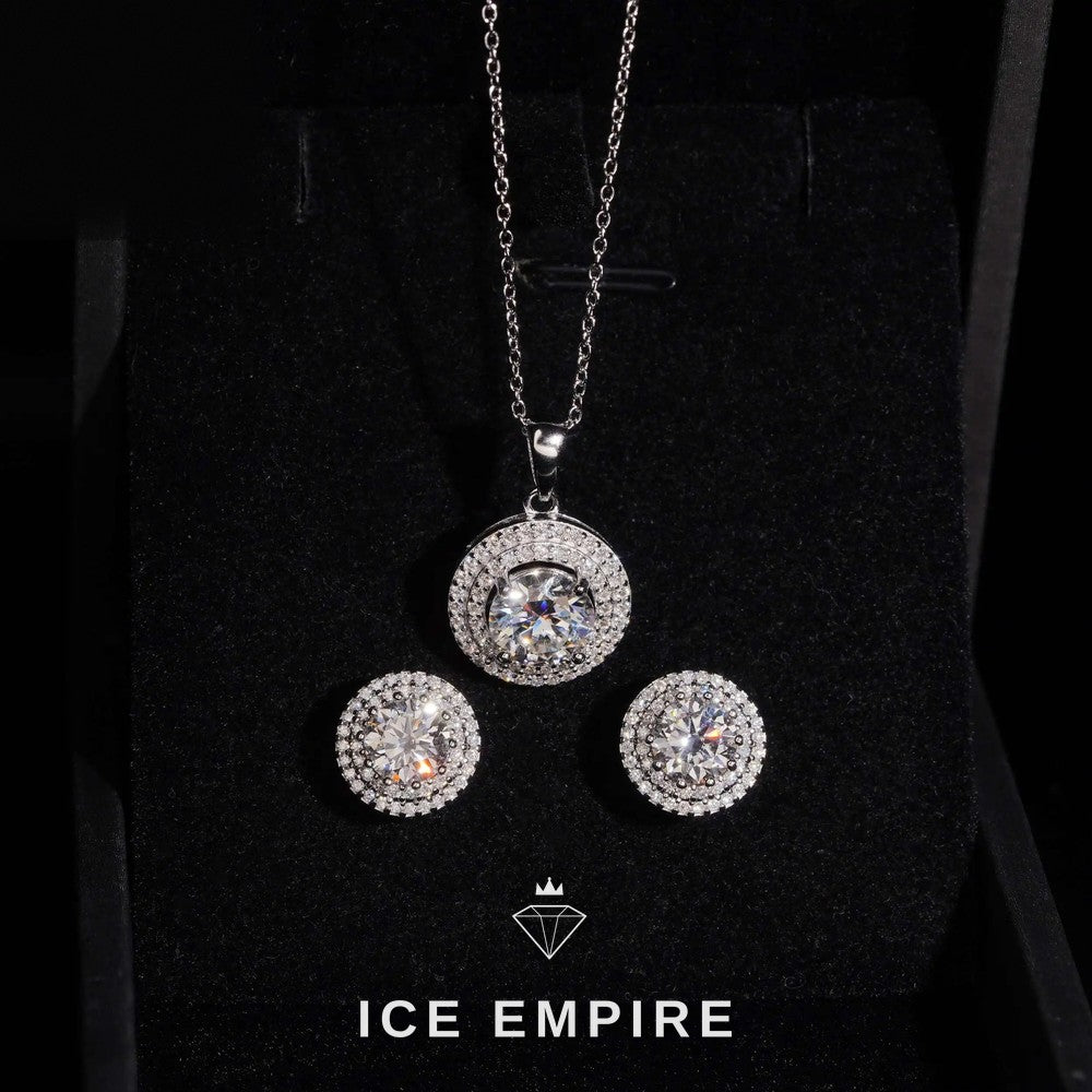 Iced Out 925 Silver Moissanite Cuban Chain