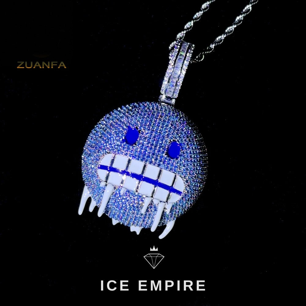 Iced Out 925 Silver Cuban Chain