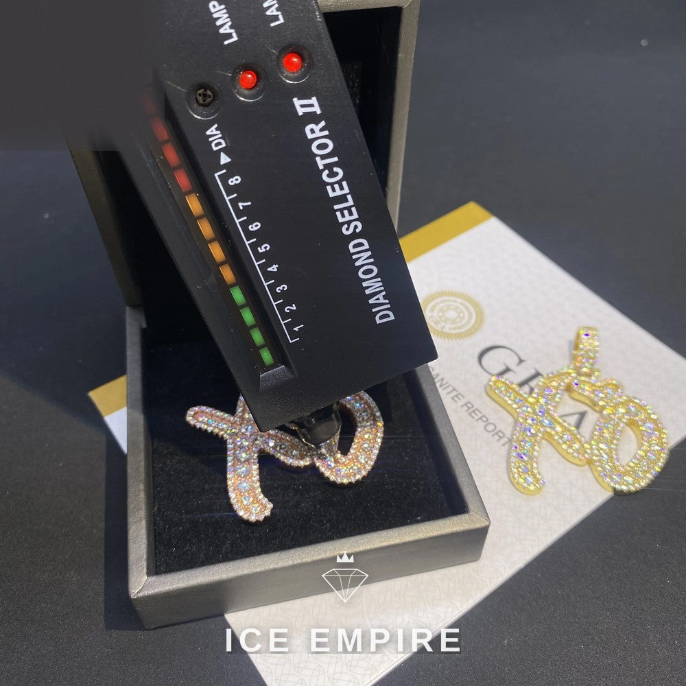 Iced Out 925 Silver Pendant