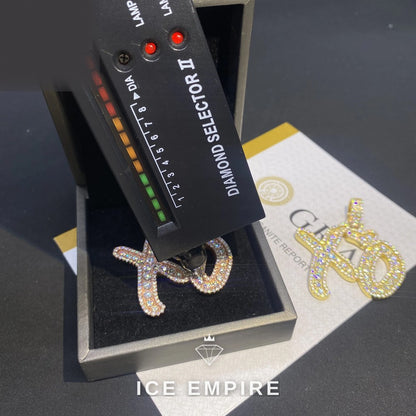 Iced Out 925 Silver Pendant