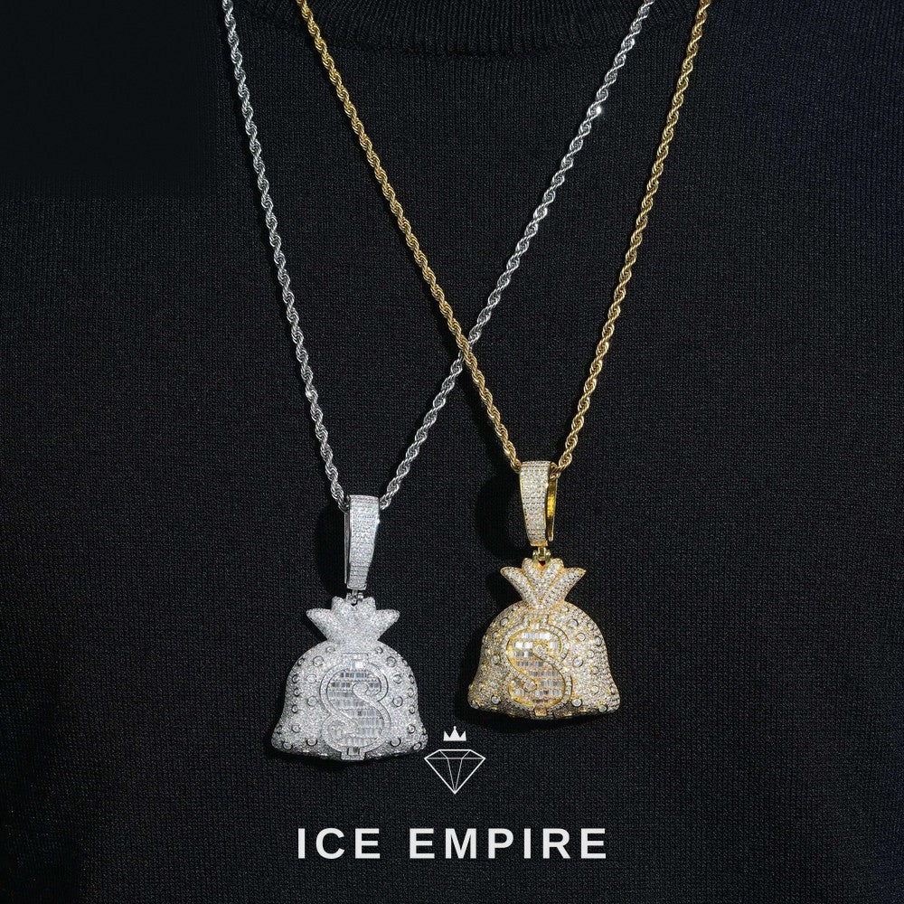 Iced Out 925 Silver Rope Chain