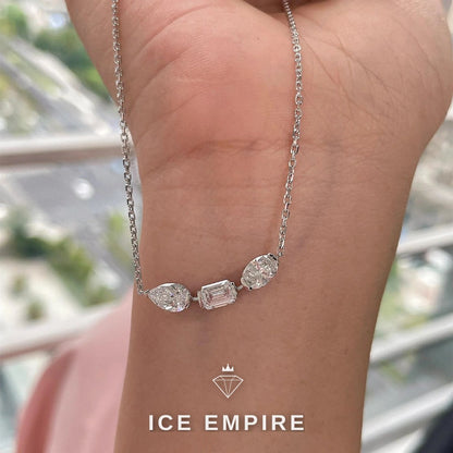 Iced Out 10K Gold Lab Grown Diamond Chain
