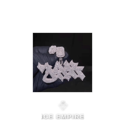 Iced Out Baguette Rose Gold Plated Cuban Chain