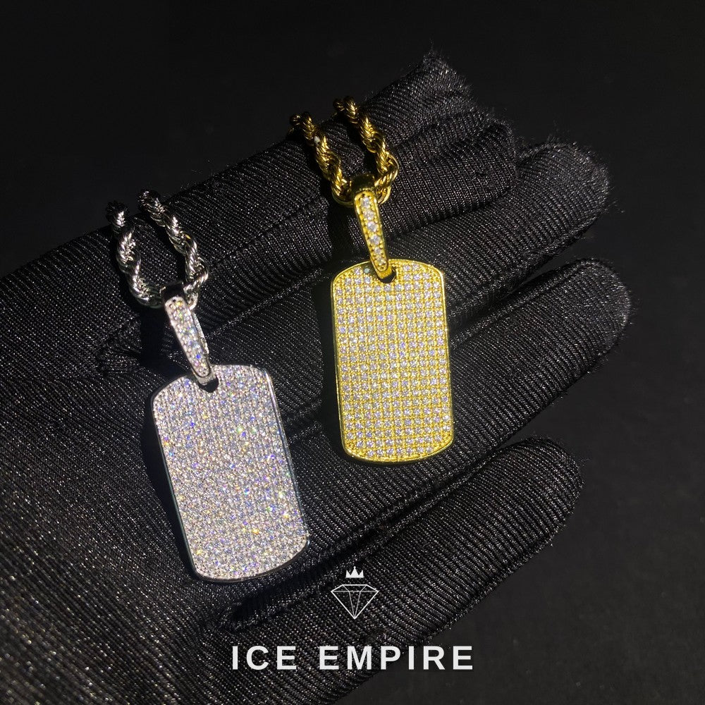 Iced Out 925 Silver Moissanite Pendant