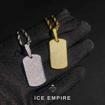Iced Out 925 Silver Moissanite Pendant