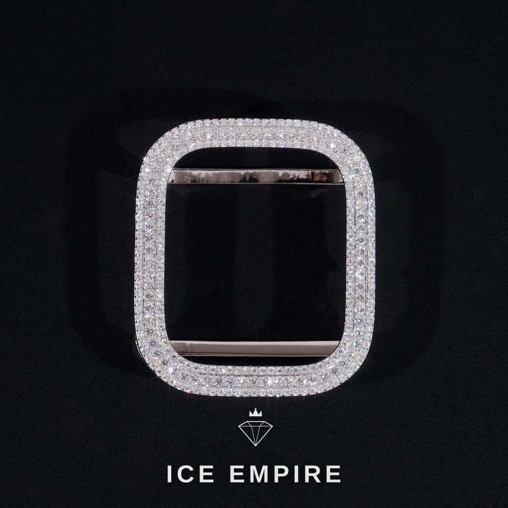 Iced Out 925 Silver Moissanite Watch