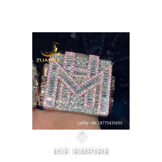 Iced Out 925 Silver Ring