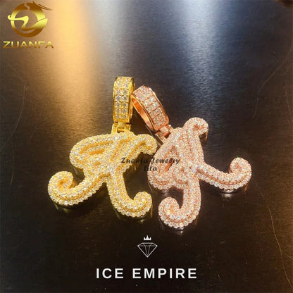 Iced Out 925 Silver Pendant