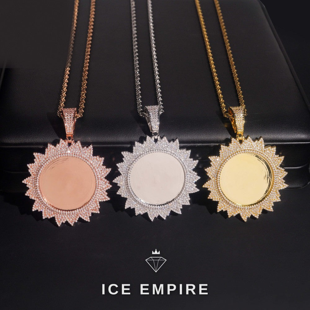 Iced Out Gold Plated Pendant