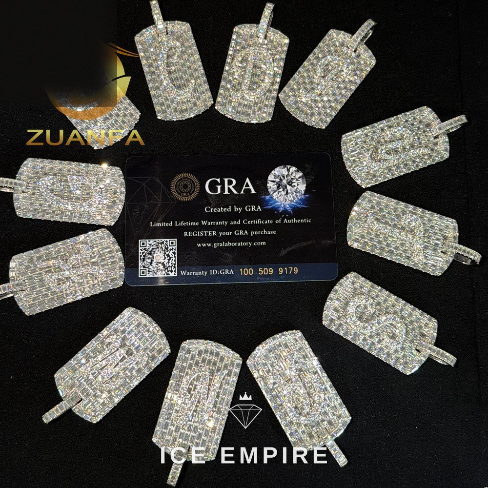 Iced Out Rose Gold Plated Moissanite Cuban Chain