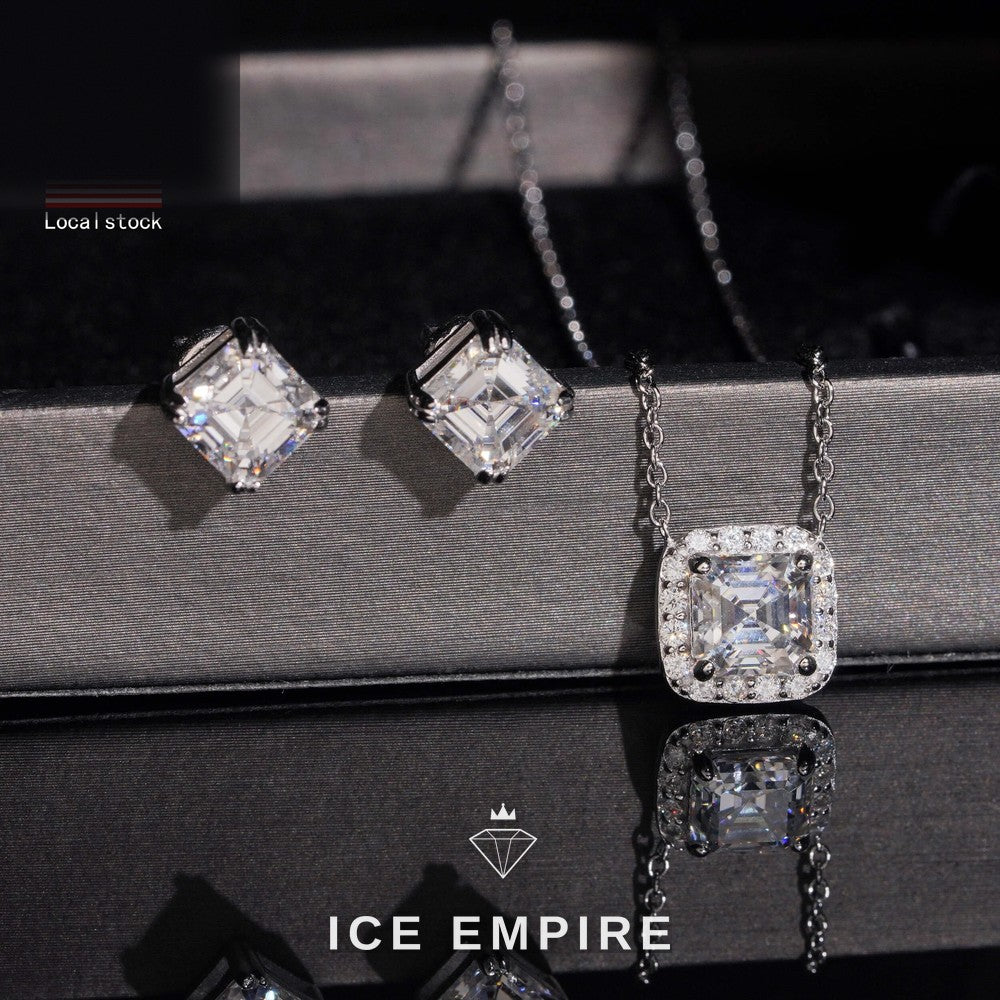 Iced Out Rose Gold Plated Moissanite Cuban Chain