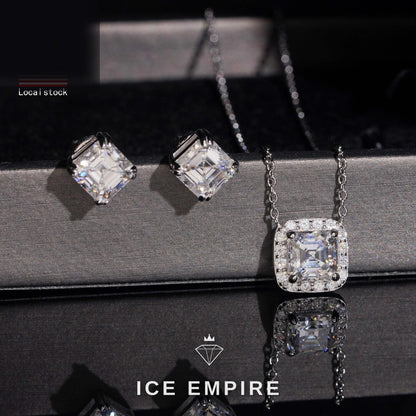Iced Out Rose Gold Plated Moissanite Cuban Chain