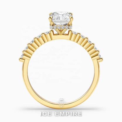 Iced Out Gold Plated Lab Grown Diamond Ring